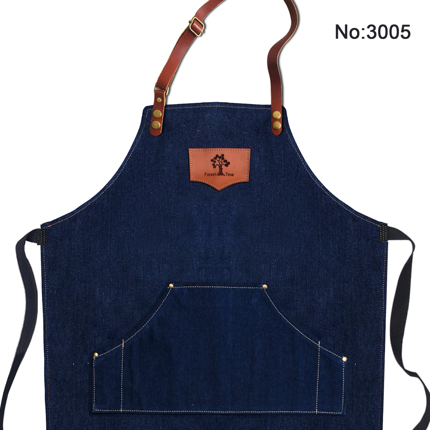 No:3005 Customized aprons, waiter aprons customized, logo making, twill denim aprons