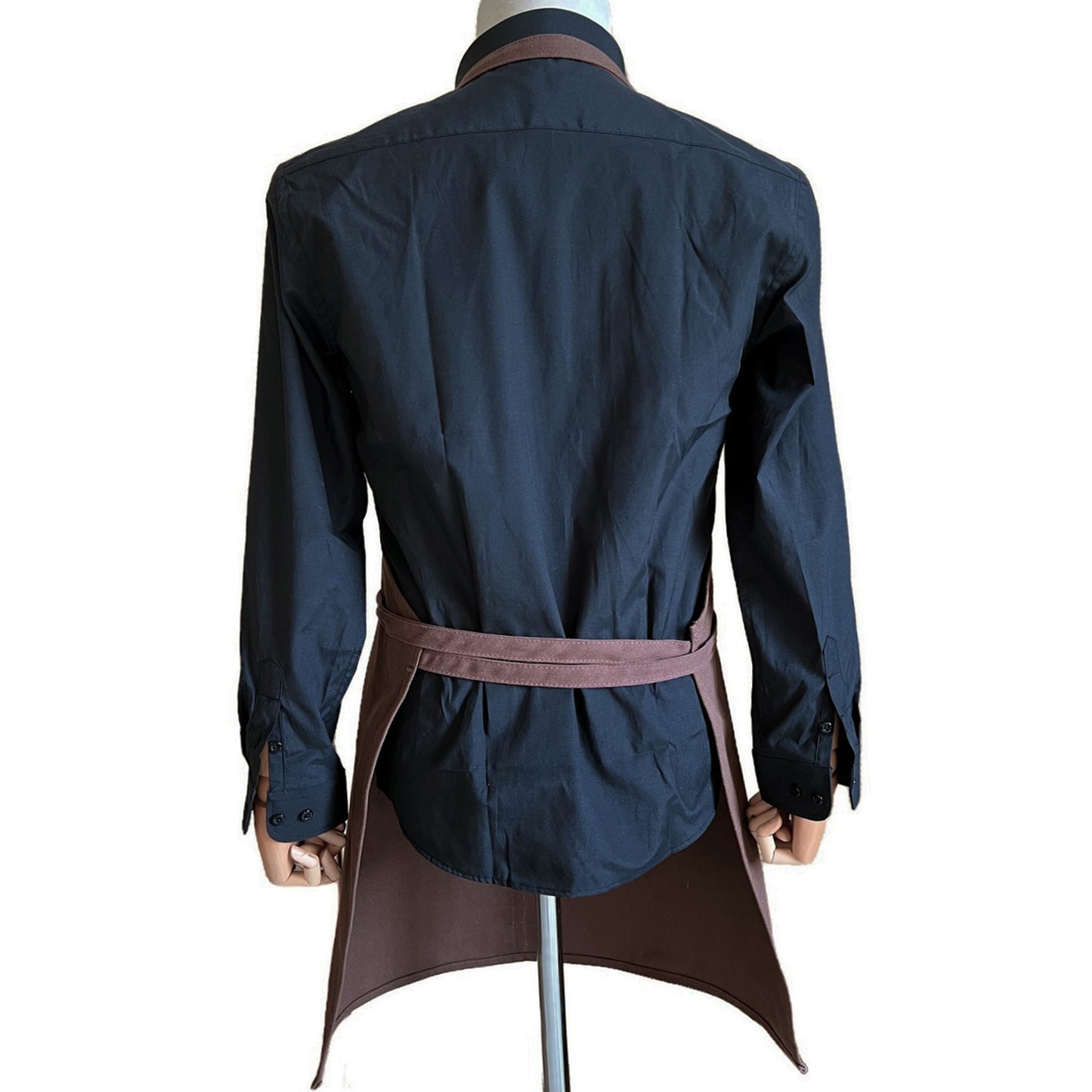 NO:2501 coffee shop restaurant waiter apron, custom logo, shoulder straps can be adjusted, medium thickness.