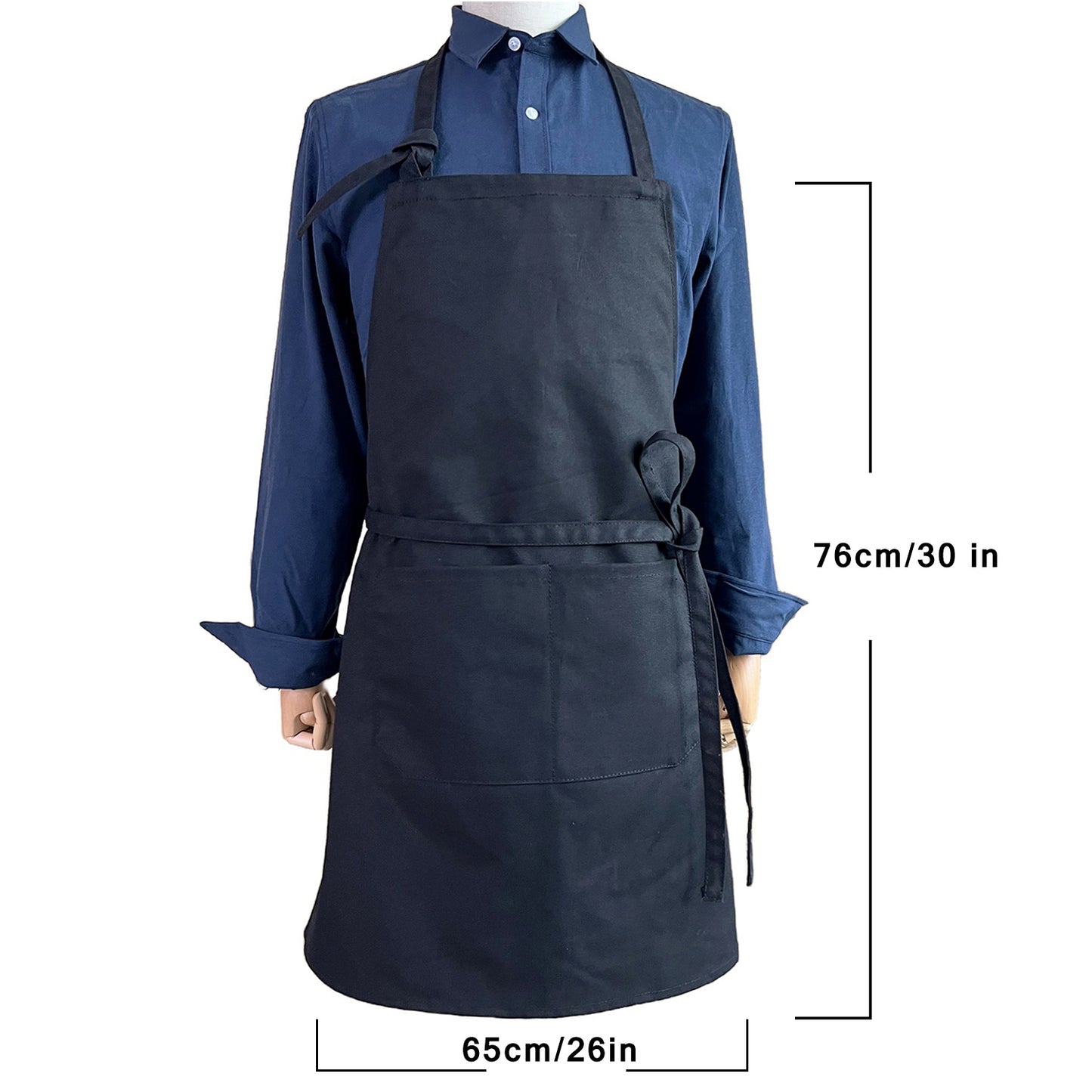 NO:2501 coffee shop restaurant waiter apron, custom logo, shoulder straps can be adjusted, medium thickness.
