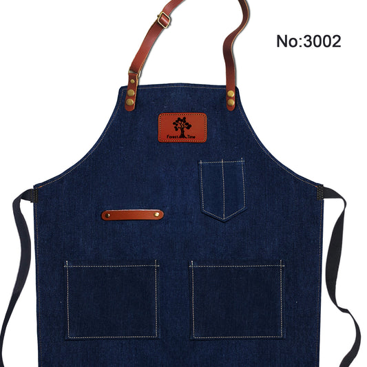 No：3002 Customized aprons, waiter aprons customized, logo making, twill denim aprons