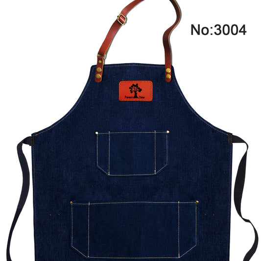 No：3004 Customized aprons, waiter aprons customized, logo making, twill denim aprons