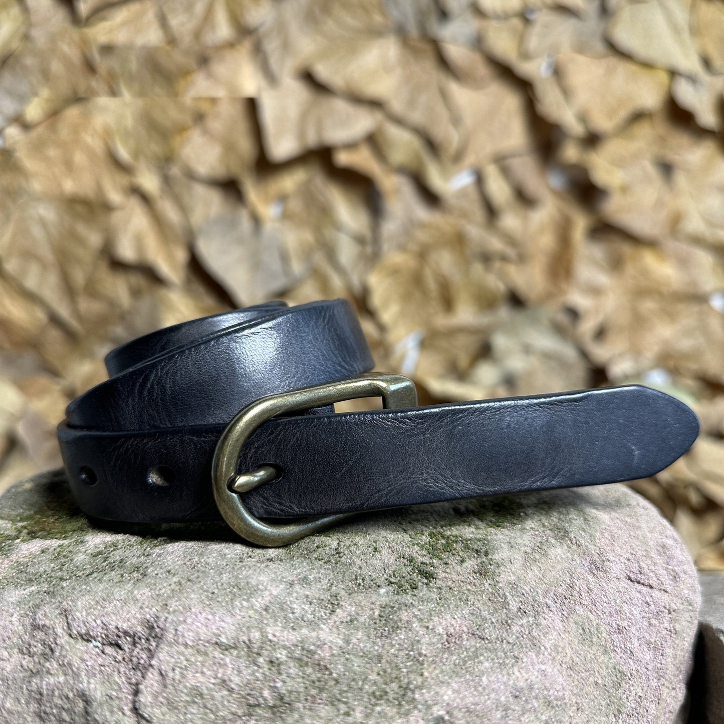 Handmade Personalized Vintage Leather Belt - Full Grain Cowhide with Custom Engraving03