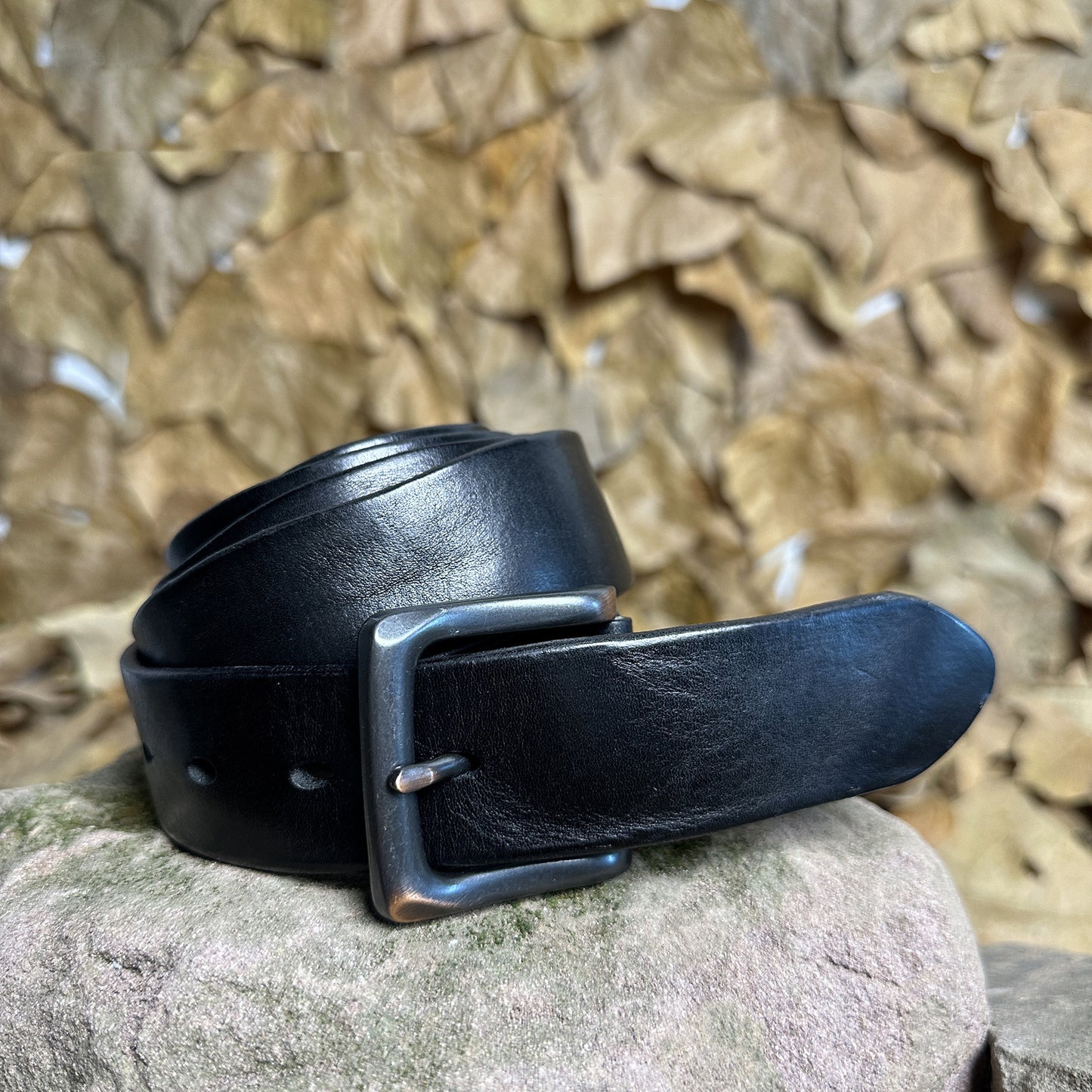 Handmade Personalized Vintage Leather Belt - Full Grain Cowhide with Custom Engraving04